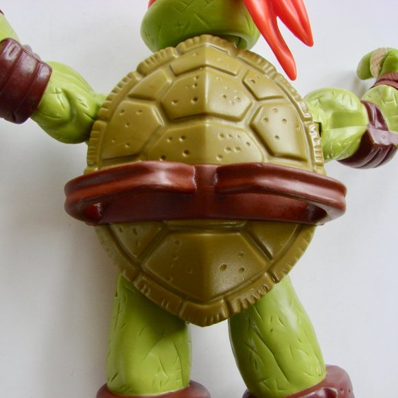 Michelangelo Teenage Mutant Ninja Turtle TMNT 10" Action Figure 2012 Playmates - Picture 7 of 16